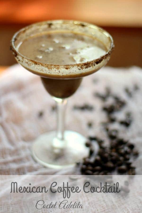 Mexican Coffee Cocktail Coctel Adelita lowcarbology