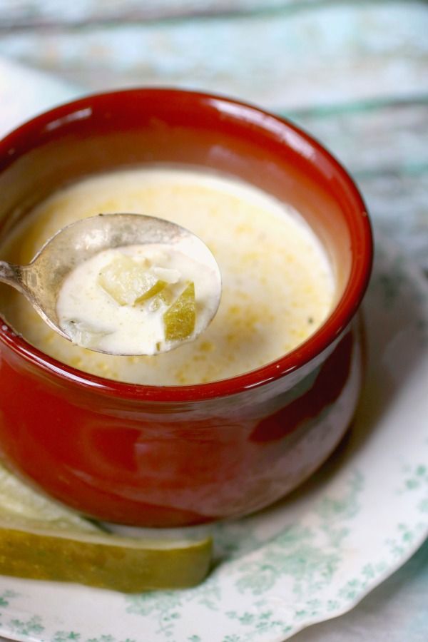 Keto Dill Pickle Soup Recipe Lowcarbology
