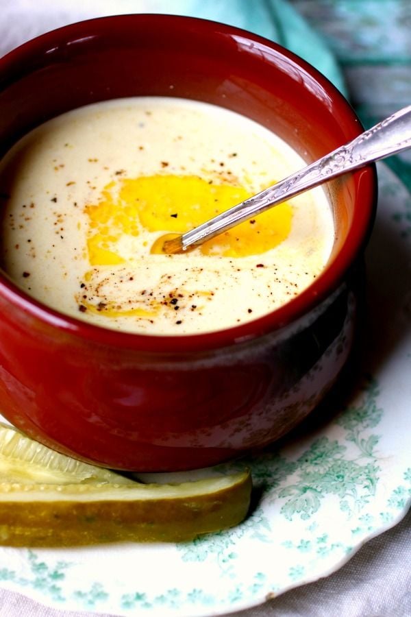 Dill Pickle Soup: Low Carb Soup Recipe | Lowcarb-ology